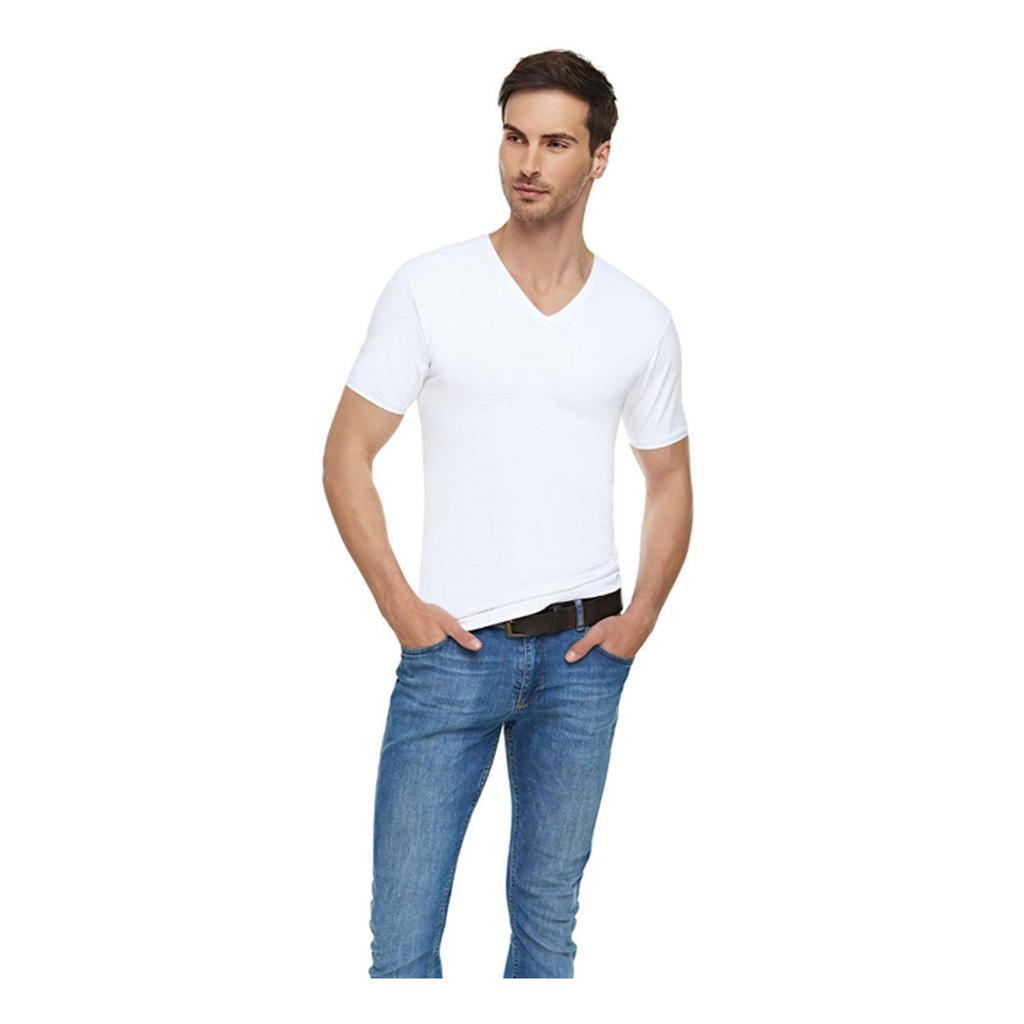 Tutku İç Giyim Elit Likralı V Yaka Kısa Kol Erkek Fanila