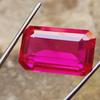 Heated 41 Ct Natural Ceylon Pink Sapphire Emerald Shape Loose Gemstone