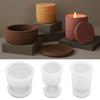 Harzbehälterformen mit Deckel Silikonform Behälterform Schmuck Organizer Form Aufbewahrungsglas Epoxid Gießformen Stifthalter