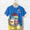 Aruba National Emblem Flag 3d Print T-Shirt New Fashion Netherlands Crew Neck Short Sleeve Tshirts For Men Clothing Streetwear