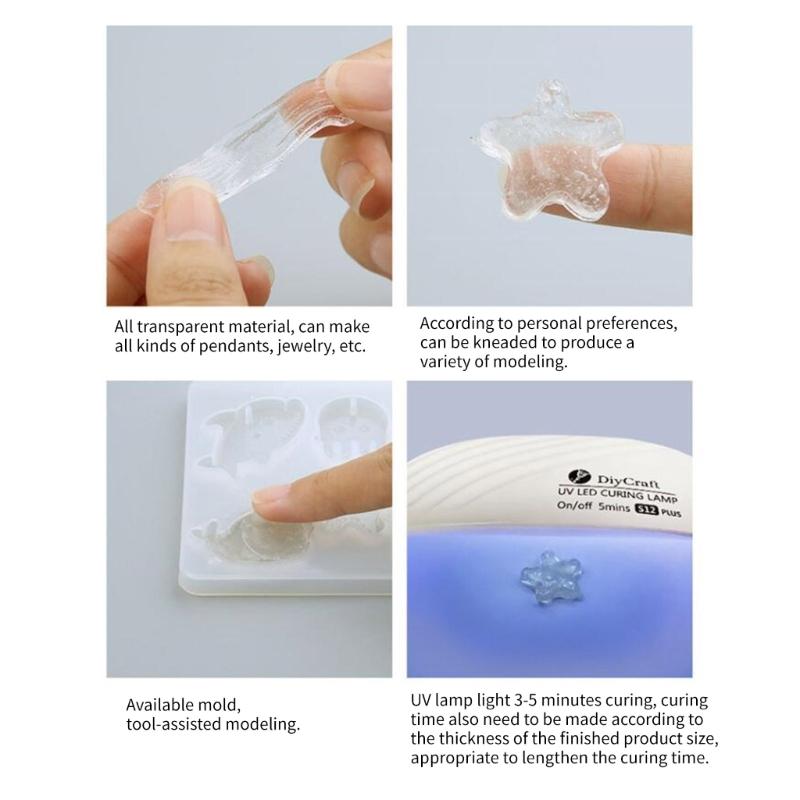 Ungiftiges UV-Harz Sonnenhärtend Sonnenlichtaktivierter Klebstoff Harter transparenter Kleber