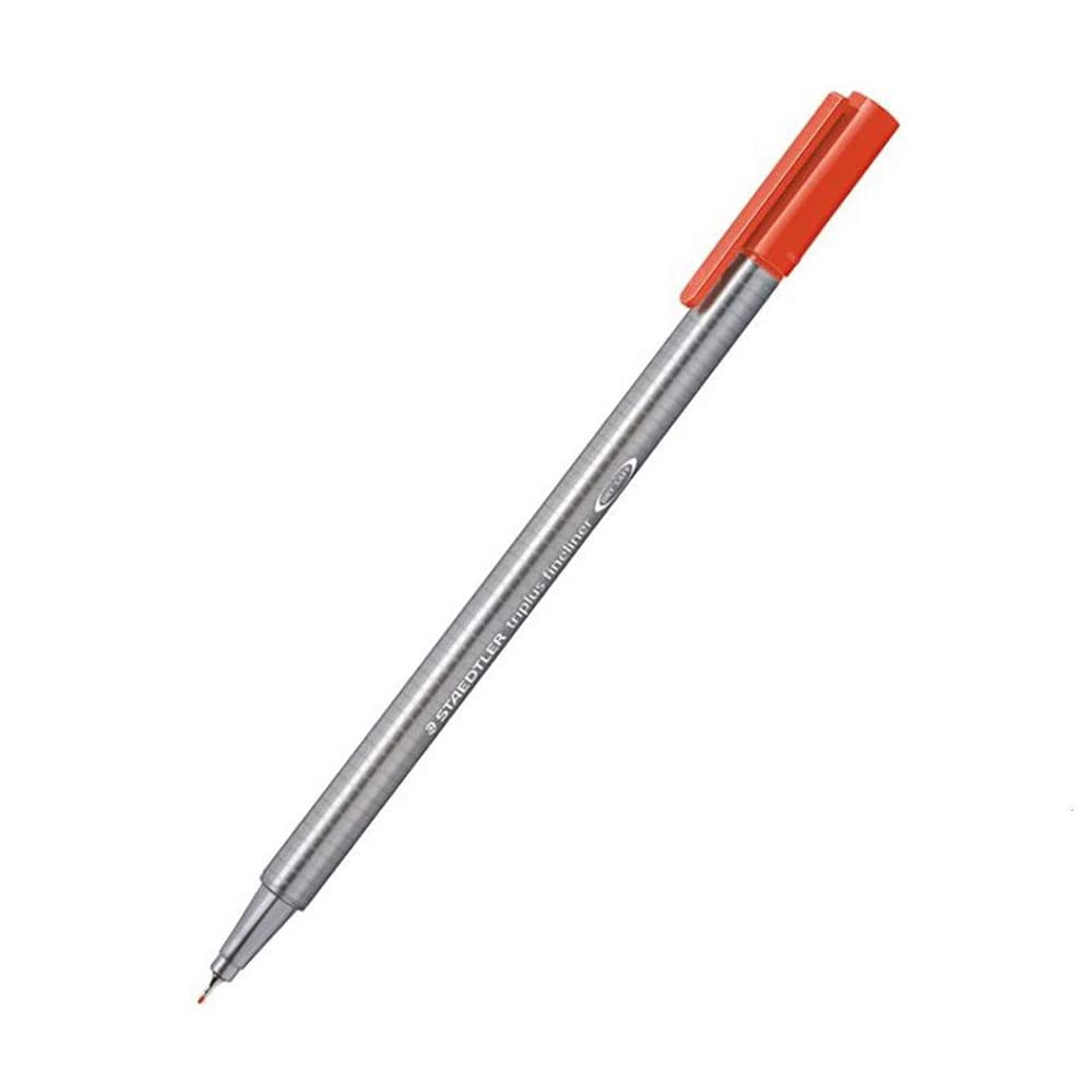 Staedtler TriPlus Fine Point Pen, 0.3mm, Scarlet Red, 334-24
