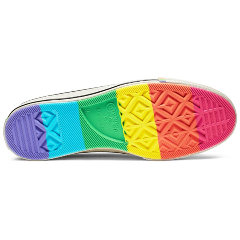 Converse Chuck Taylor All Star 1970s Pride Low-Top Canvas Shoes Unisex Red, Yellow and Blue