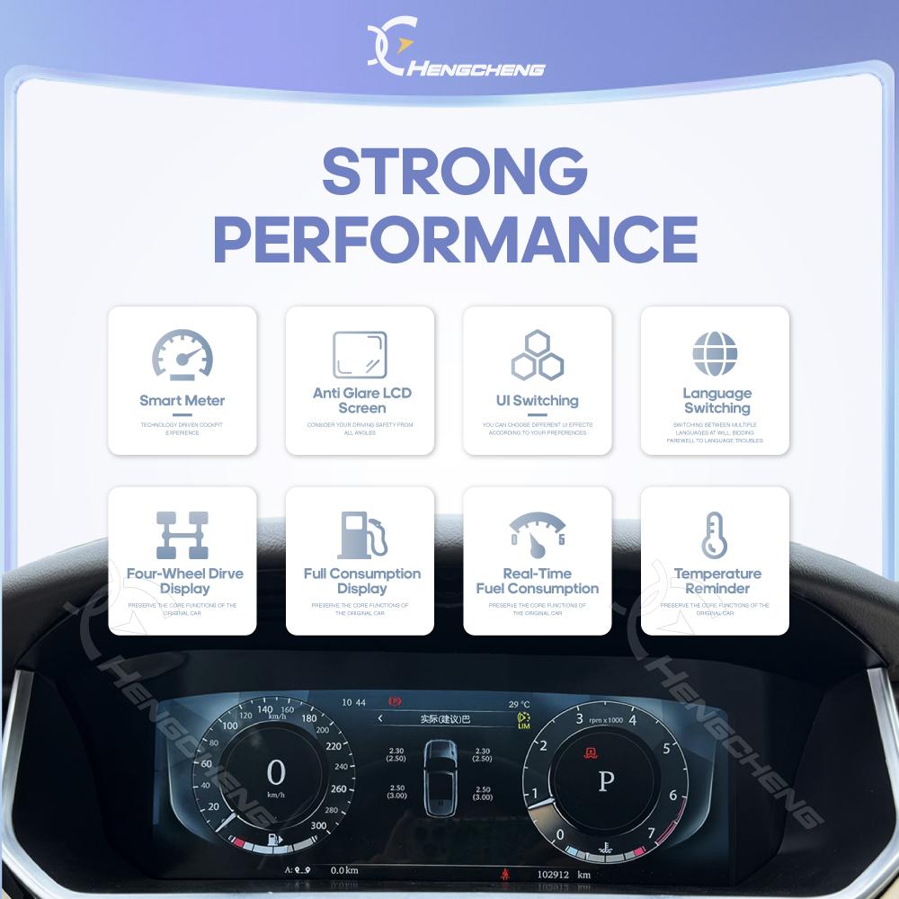 For Range Rover Vogue 2013-2016 / Range Rover Sport 2014-2017 Carplay Digital Cluster LCD Dashboard Cockpit Virtual Instrument