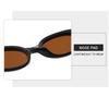 Retro Oval Trendy Sunglasses For Men And Women Fashion High-end UV Protection Sun Glasses Outdoor Sunscreen Sunshade Eyewear