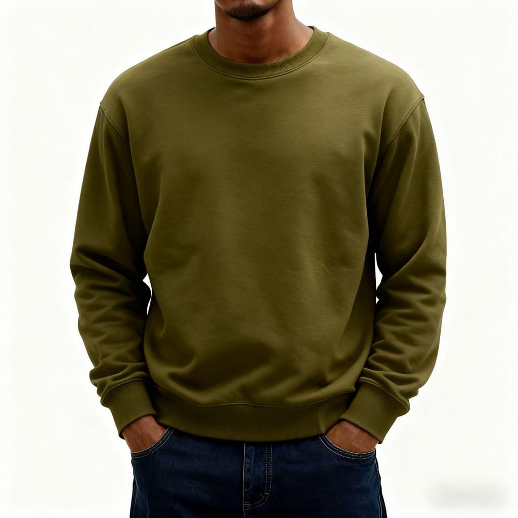 Mens Cable Knit Casual Long Leeve Crewneck Pullover Sweaters Textured
