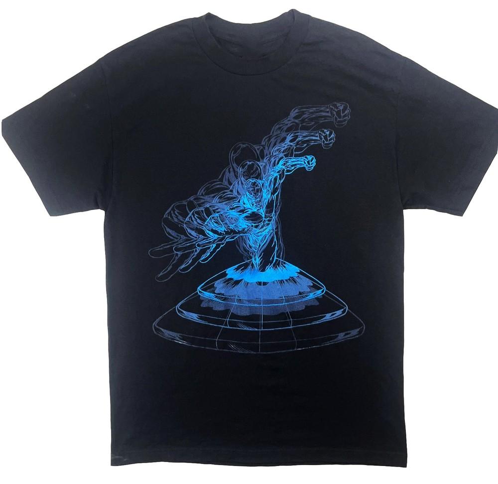 Серебряный Серфер Mad Engine Marvel Comics Футболка Мстители Размер S-5XL Репринт НОВАЯ Унисекс Футболка XL