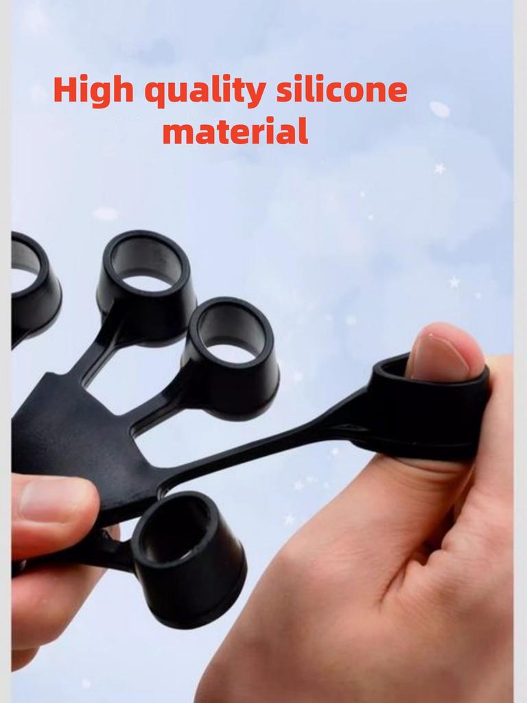 1Pcs Silicone Gripster Hand Grip Strengthener Finger Stretcher Gym Fitness Trainer Exercise Equipment For Strong Hands