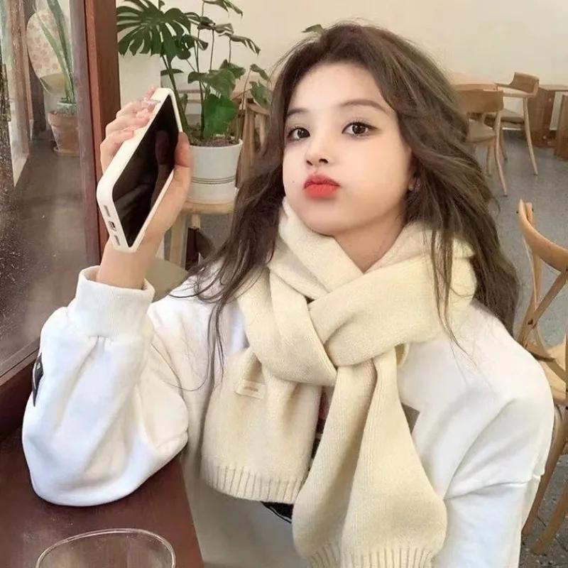 Imitation Cashmere Scarf Women Winter Shawls And Wraps Hijab Blanket Ladies Thick Neckerchief Bufanda Pashmina Long Echarpe