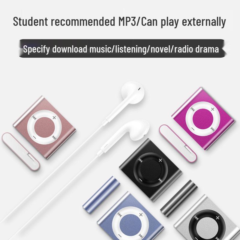 Compact Music & MP3 Player for School, Sports, English Listening, and More