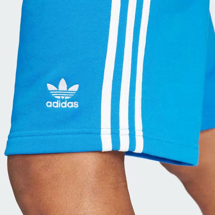 Adidas Originals Adicolor 3-Stripes Elastic Waist Straight Cut Five-Point Casual Shorts Men Shorts Blue IM9426