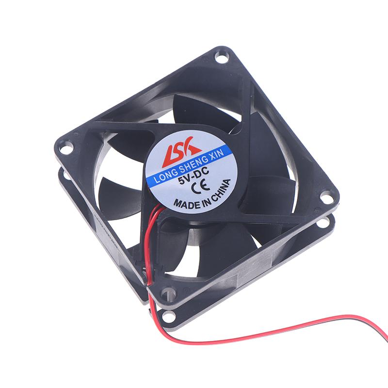 5V/12V/24V Cooling Turbo Fan Brushless 3D Printer Parts 2Pin For Extruder Dc Cooler Blower Part Black Plastic Fans