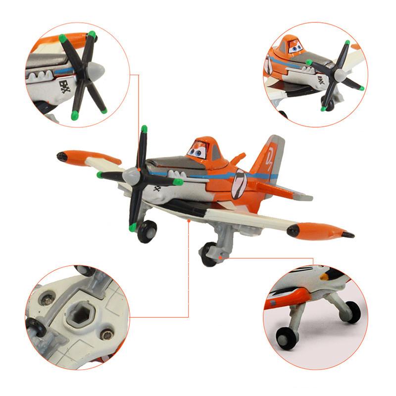 Disney Pixar Planes Dust Crophopper Skipper Dottie Ehsani Metal Diecast Fighter Aircraft Collectible Model Toys Birthday Gifts