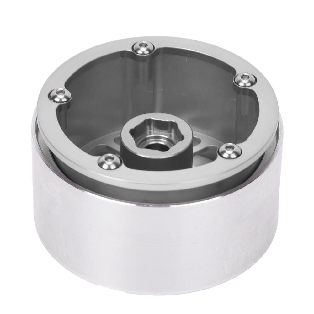 4pcs 2.2 Inch Aluminum Alloy Wheel Hub Accessory RC Parts Fit for 1 10 RC CarSilver
