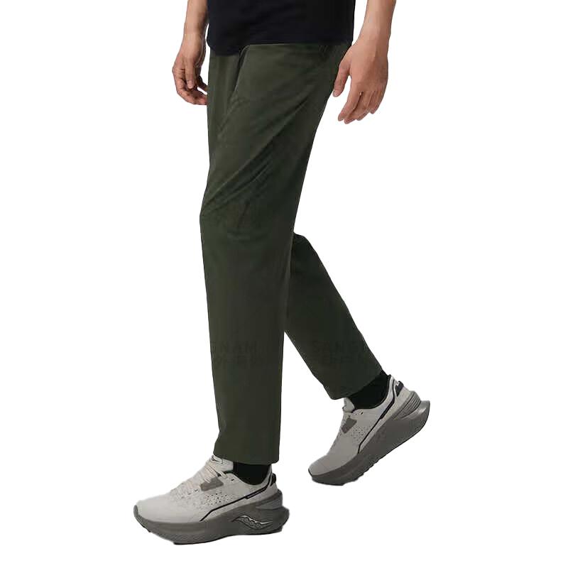 Saucony Urban Elastic Low Waist Straight Leg Knitted Sports Pants Men Pants Rock-Gray Army-Green SC2240114C-GE128