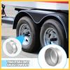 4pcs 2.44" Trailer Axle Dust Cap Cup Grease Cover for Dexter EZ Lube Trailer Camper 5200 to 6000 Lb Axle Wheel Hub Bearing Auto Replacement Parts