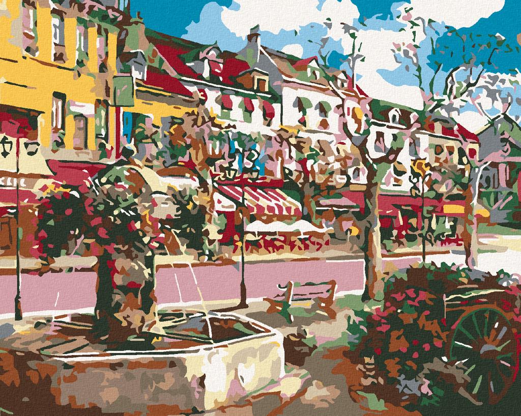 Zuty Paint by Numbers SUMMER STREET, 40x50 cm uygun fiyatlı satın