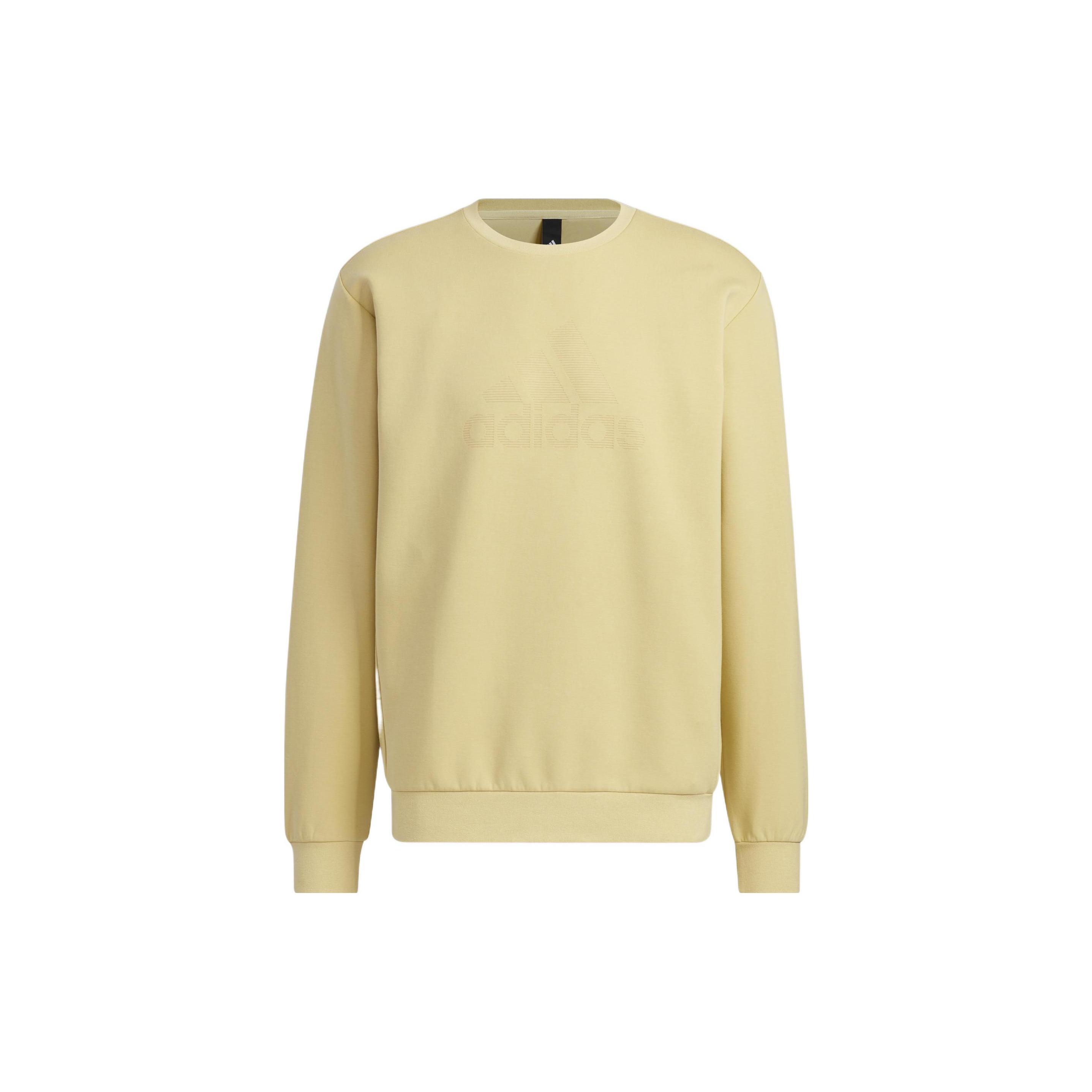 adidas Tech Logo Sweatshirt  Tan  Men s HY5840 M