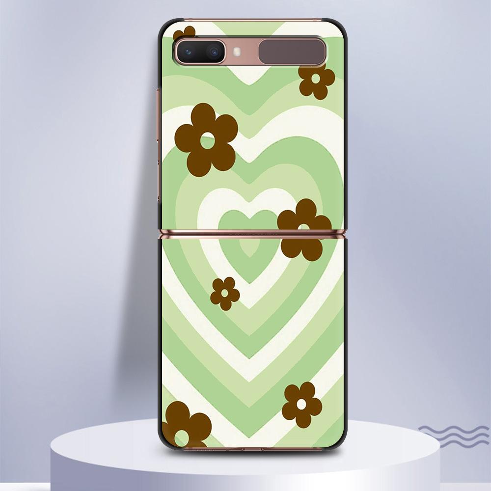 

Чехол для телефона Latte Pink Purple Love Coffee Heart для Samsung Galaxy Z Flip 4 Fold Black Hard PC Shell Z Flip3 5G Cover Z Flip 4