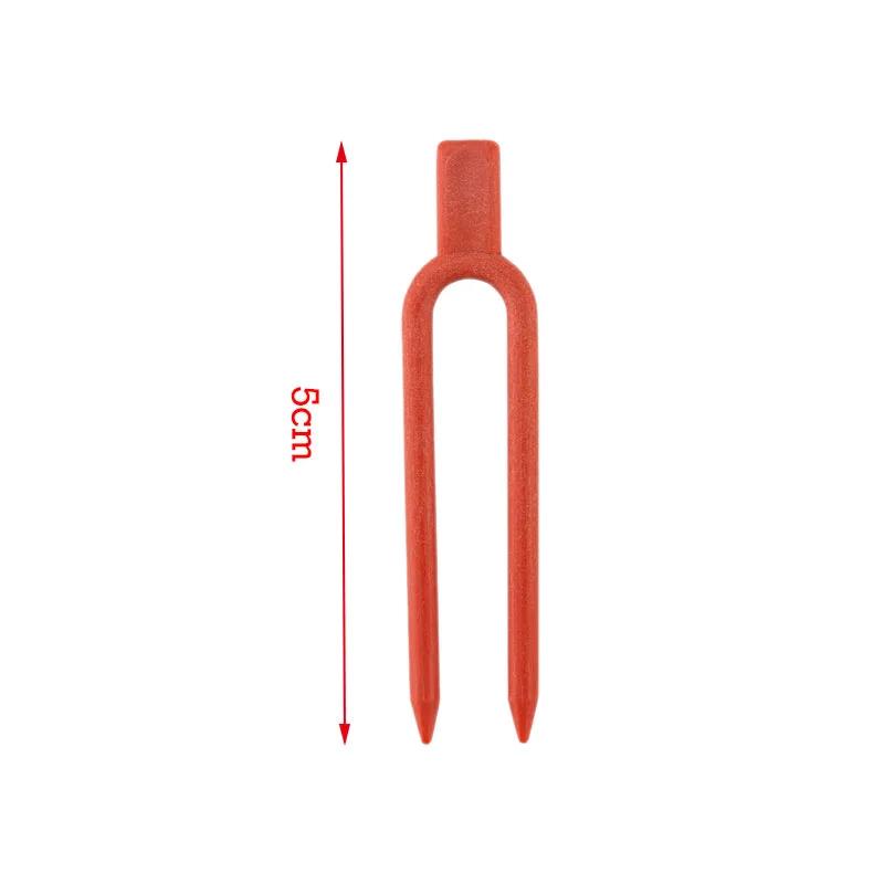 

100 шт. 50/65 мм зажимы для фиксации стеблей растений, фиксатор побегов виноградной лозы, зажим для сельского хозяйства для клубники и арбуза, поддержка для садовых растений