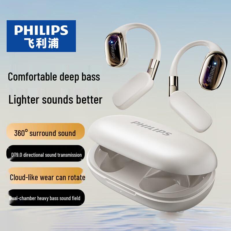 Philips TAT5739 True Wireless Ear Clip Sport Headphones