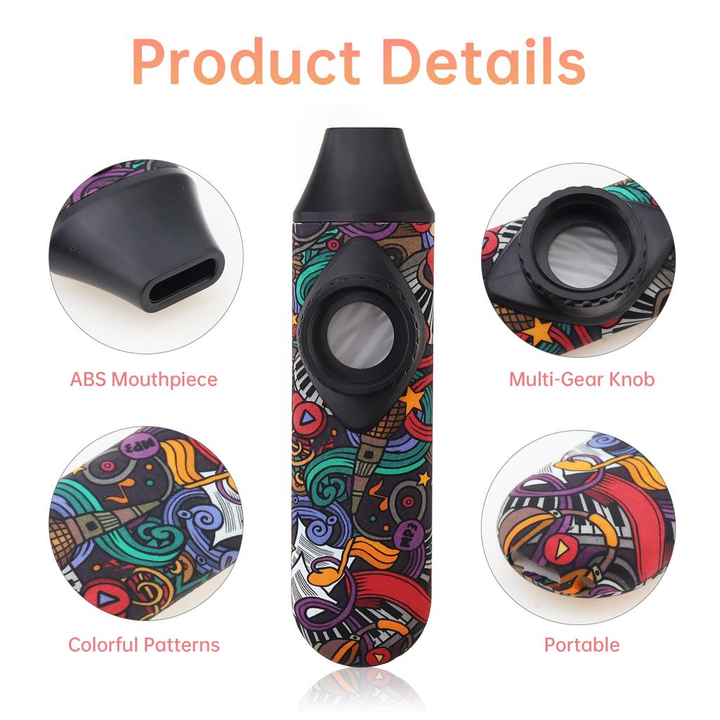 Professional Adjustable Tone Kazoo 5 Membranes Lanyard All Ages Unique Gifts Great Sound