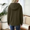 Women's Casual Zip-Up Hoodie Sweatshirt with Pockets
