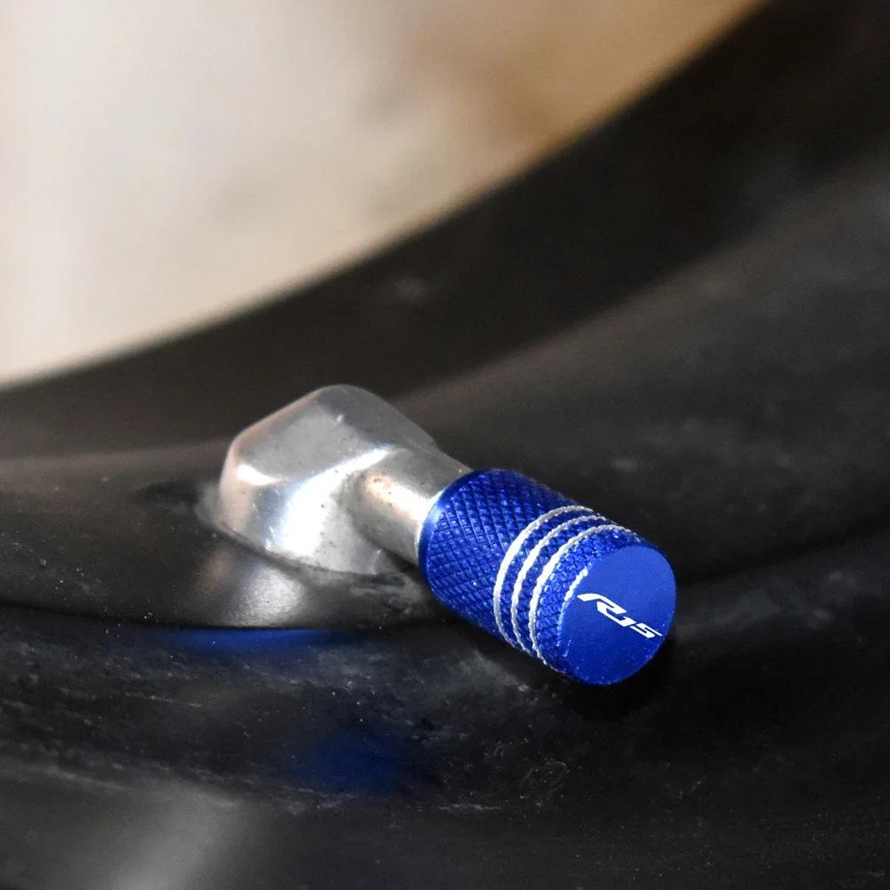 Motorcycle Wheel Tire Valve Caps Aluminum Tyre Rim Stem Covers For Yamaha YZF-R15 YZFR15 YZF R15 V3 V4 2018 2019 2020 2021 2025