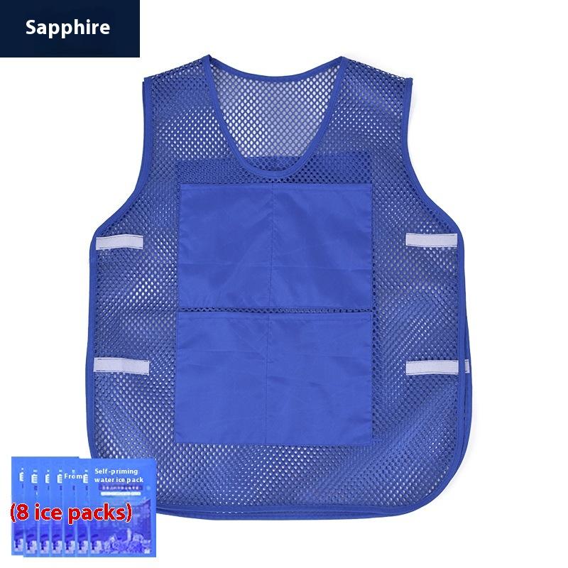 1Pieces Summer Cooling Vest Ice Bag Water Cooling Outdoor Workwear Heatstroke Pre Clothing Outdoor First Aid Supplies