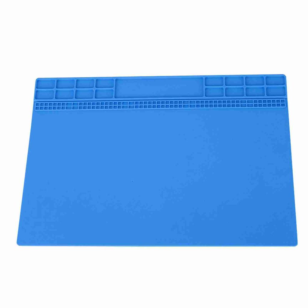 Heat Resistant Phone Computer Maintenance Platform Heat Insulation Pad Mat Dark Blue
