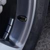 DHKOR1 3D Metal For Tesla Model 3 Model S Model X Model Y Roadster Invader Coil Mod WYE Car Wheel Tire Valve Air Stem Cap Accessories