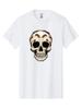 T-shirt Graphique Homme Tête de Mort avec Insectes, 100% Coton, Tenue d'Été Décontractée