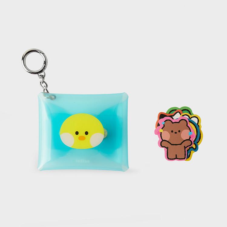 Line Friends Minini School Salini Pouch Набор наклеек — фото 5