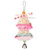 Cake Bird Foraging Toy Edible Soft Boredom Relief Parrot Shredding Chewing Toy for Cockatiel Budgie