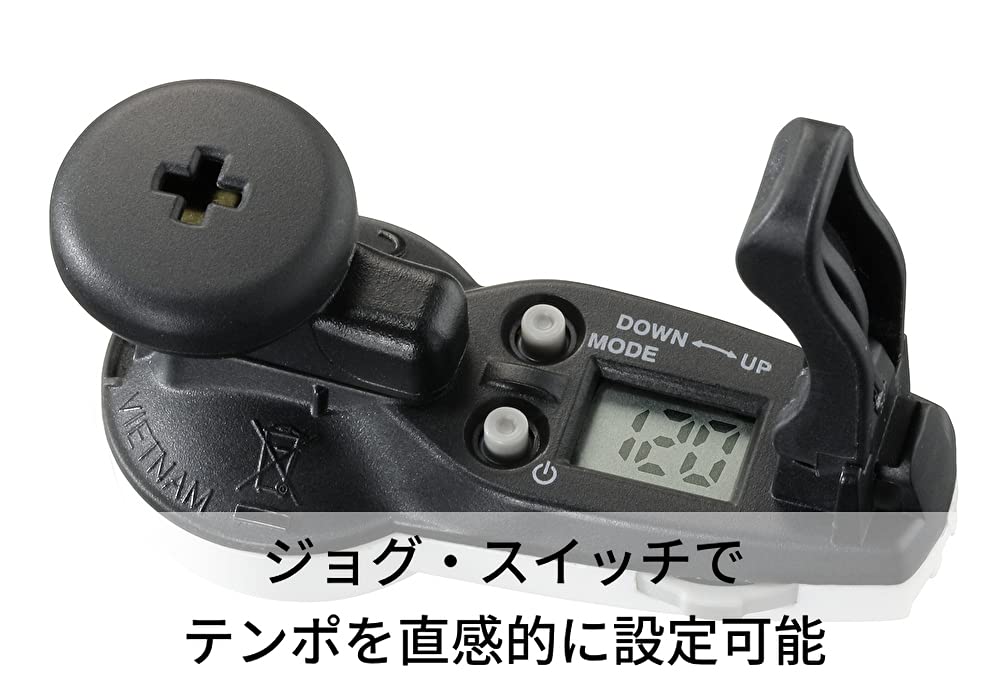 KORG In-Ear Metronome IE-1M, an ultra-compact earphone-style metronome perfect for playing musical instruments, practicing solo, jogging, and