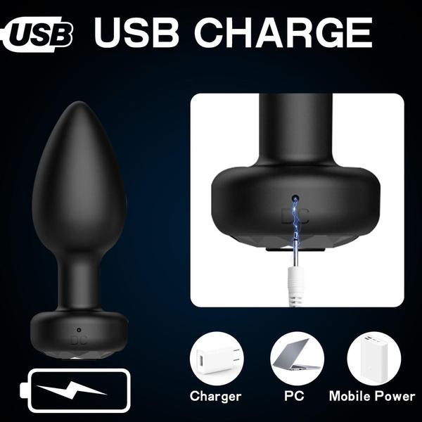 1PC Vibrating Butt Plugs, Anal Sex Toys for Male/female Vibrators, Prostate Massagers for Adult Toys for Male Sex Toys