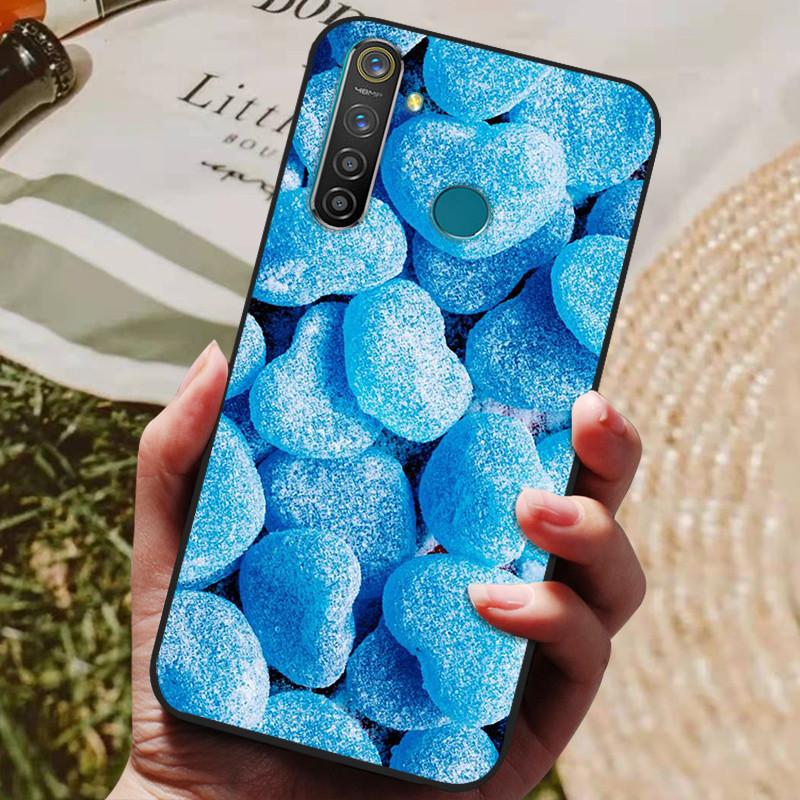 Para Oppo Realme 5 Pro Funda Silicona Trasera Funda de Teléfono para Oppo Realme 5i 5S 5 Pro Fundas Realme5 Pro 5i 5S Borde Suave coque