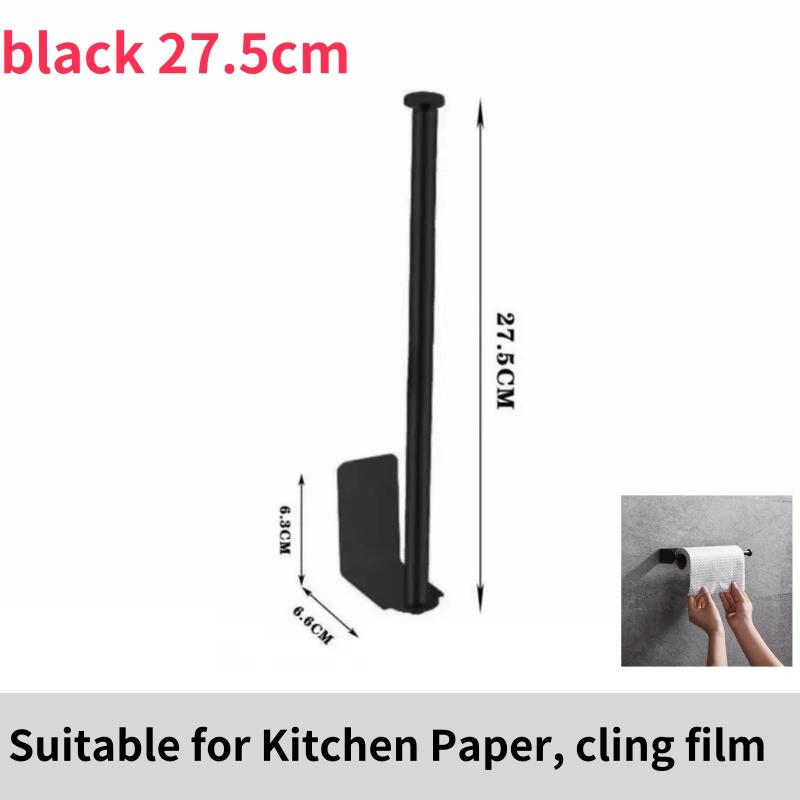 Paper Roll Holder Towel Rack Hanging Shelf Bathroom Storage Toilet Rack Home Kitchen Tissue Accessoriy Wall Stand Hanger Kitchen Cup Holders 5