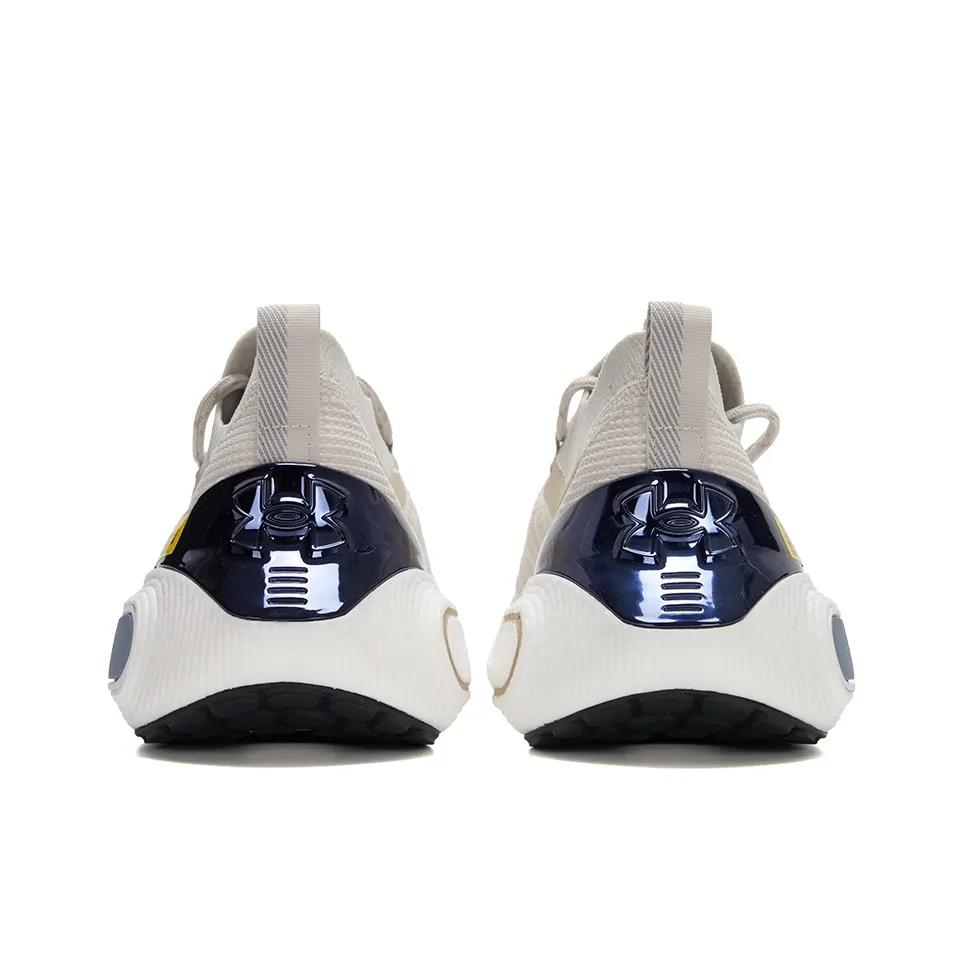 Under Armour Phantom 4 Abrasion Resistant Low Top Training Running Shoes Men's White Sneakers 6008869-110