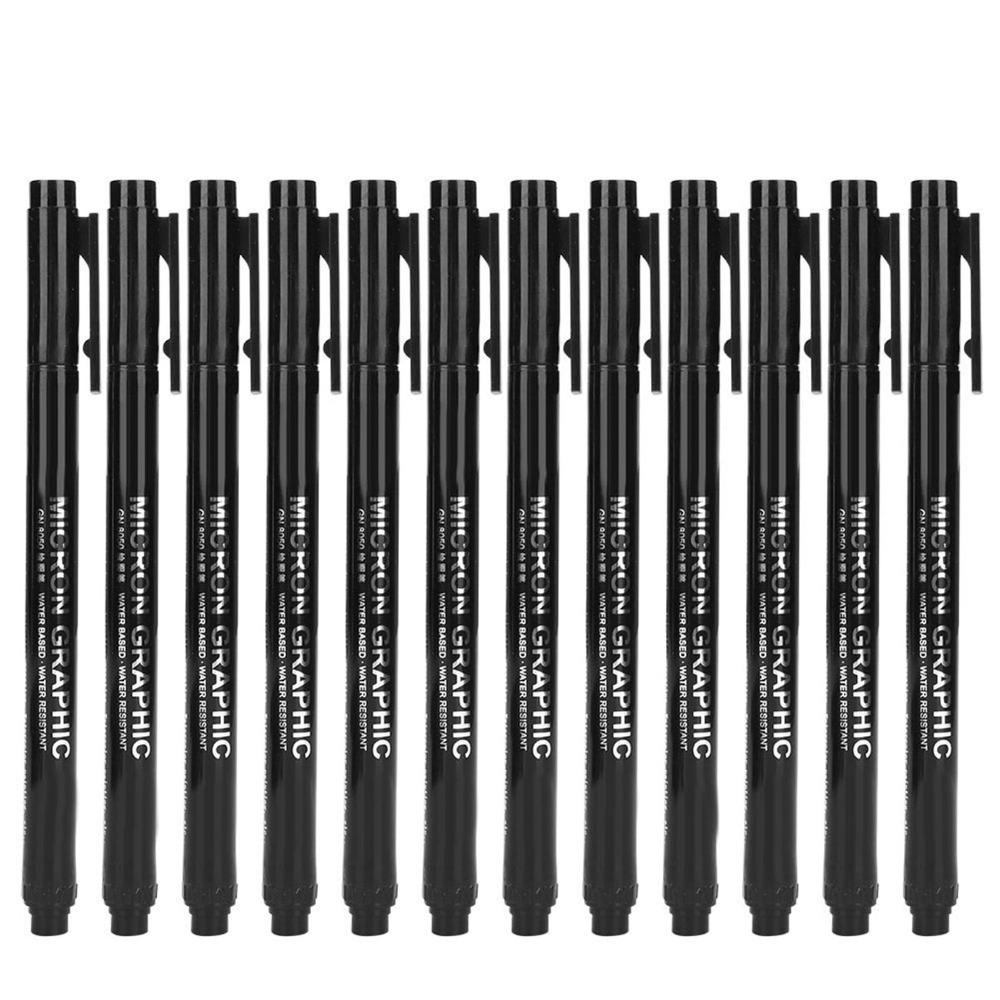 12PCS fine micron nib 12 pcs micron liner pens smooth inking anime sketch pens draft drawing Micron Liner