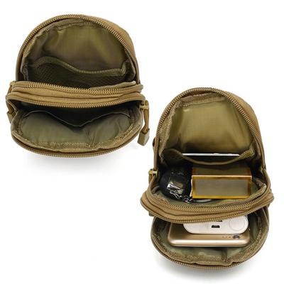 Tactical Molle Pouch Universal EDC Waist Bag with Cell Phone Holster Outdoor Belt Bag Gadget Pouch for Hiking Outdoor Adventures