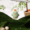 Party Favors Cute Crochet Chick Pendant Handmade Colorful Easter Chick Decoration Funny Chick Desktop Decor
