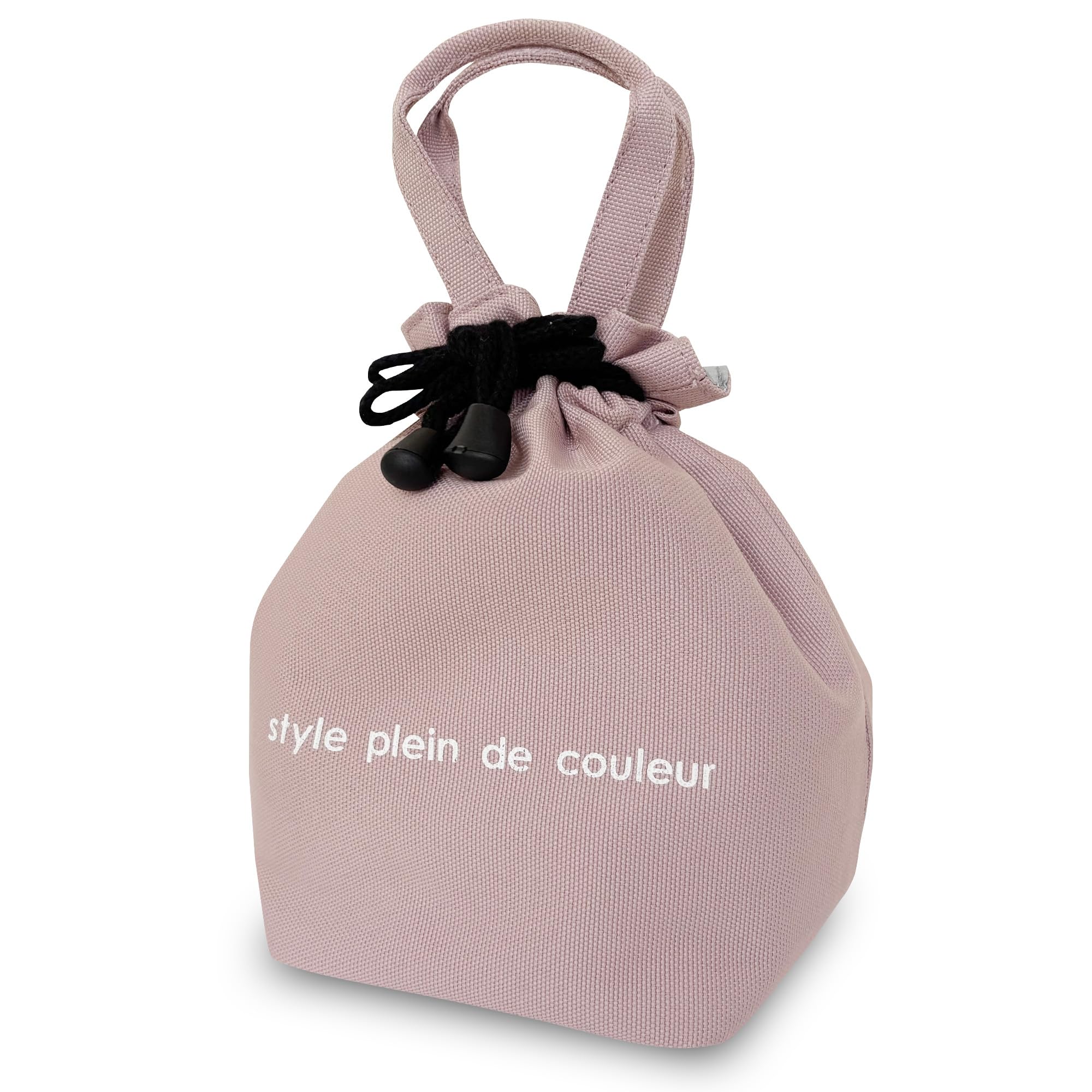 

Plein de Drawstring Insulated Lunch Bag Lunch Drawstring Bag Lunch Bag also be used as a small insulated lunch Lunch Bag [Style Couleur] Vertical S