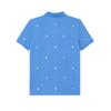 Polo Ralph Lauren Polo Shirt Copii Pulover Model Imprimat Croială Slim Mânecă Scurtă Topuri Copii Albastru CWPOKNIB8021025-400