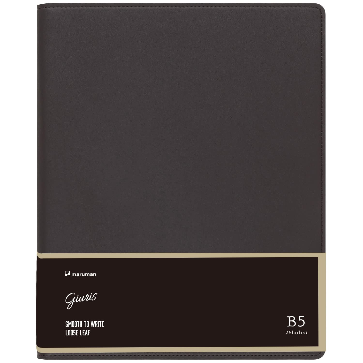 

Maruman Loose Leaf Binder B5 Jiuris 26 Holes Deep Brown F511-27