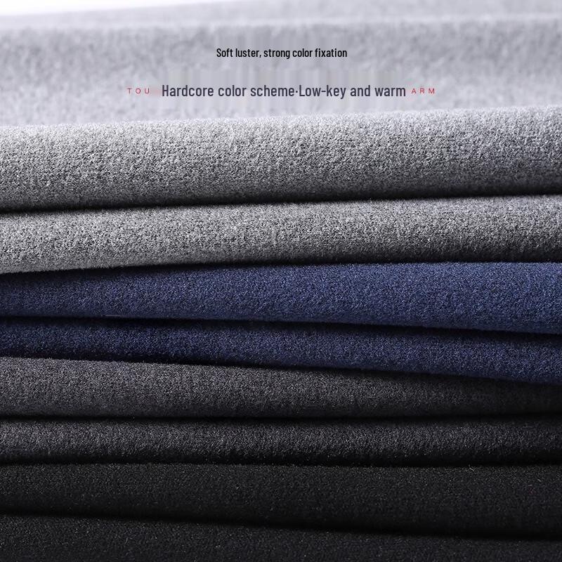 Hengyuanxiang Men's Thermal Fleece-Lined Slim-Fit Pants
