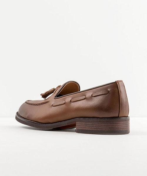 Leatherless #2050 / Tassel Loafers / Brown / For Men