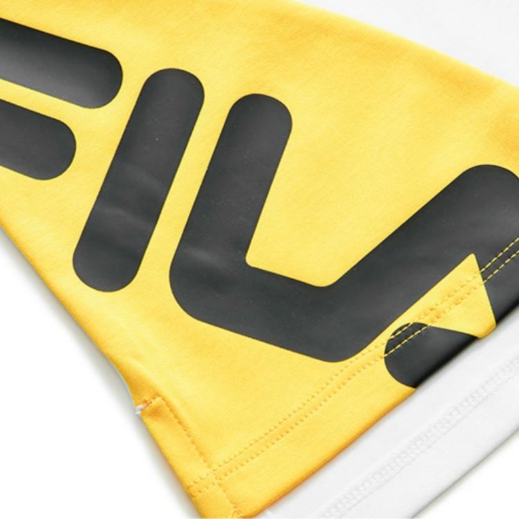 FILA White Special Trendy Versatile Simple Vitality Short Sleeve Regular T-Shirt Women Tops F11W028124A-WT