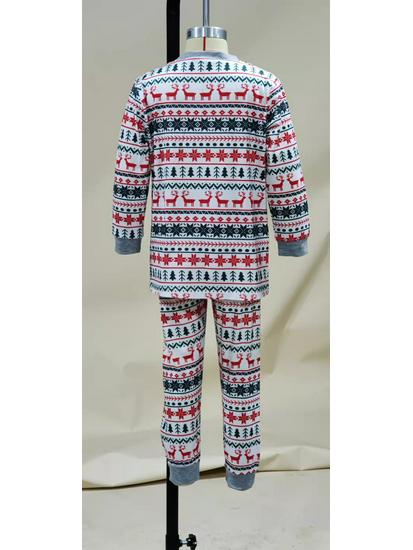 2025 European & American Parent-Child Christmas Pajama Set - New Style Family Home Wear