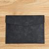 A4 Leather Leather File Storage Bag Briefcase Simple Retro Single-layer Thickened Waterproof Large-capacity Business Meeting Bag